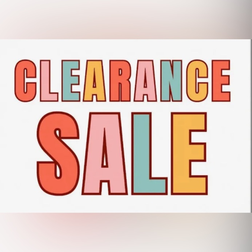 Clearance Sale Sign
NAME YOUR PRICE SALE. Reasonable offers will be accepted.